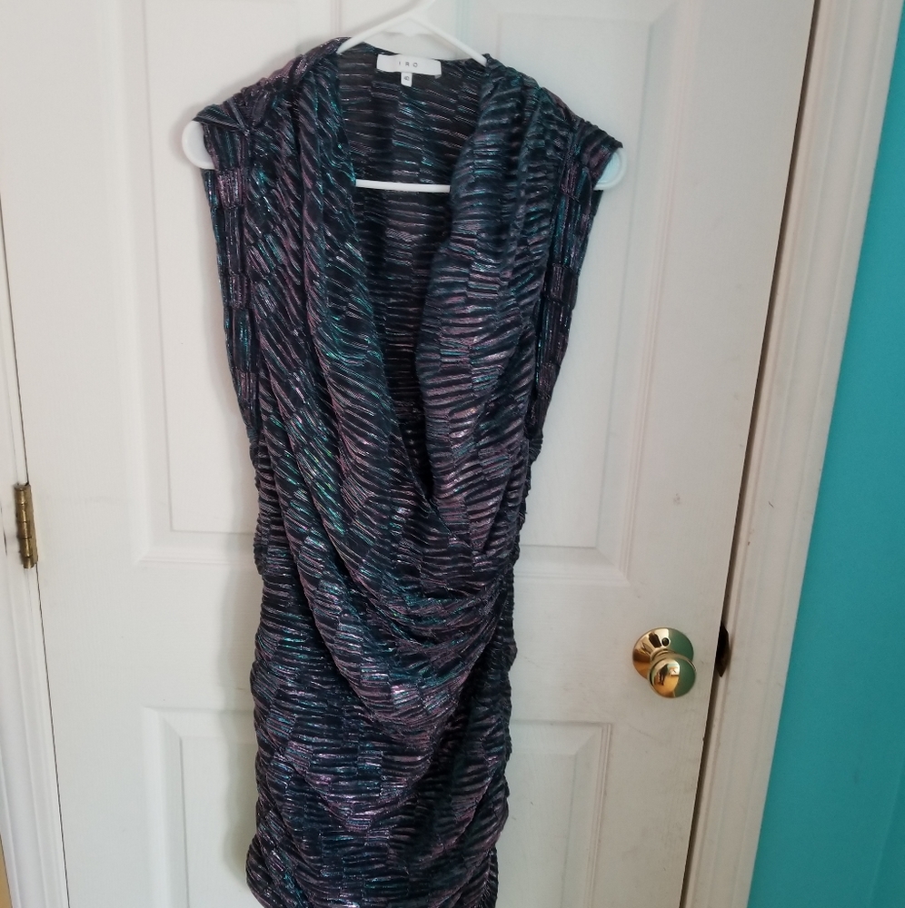 IRO stretch dress silk